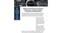 Desktop Screenshot of everything-motorcycle.com